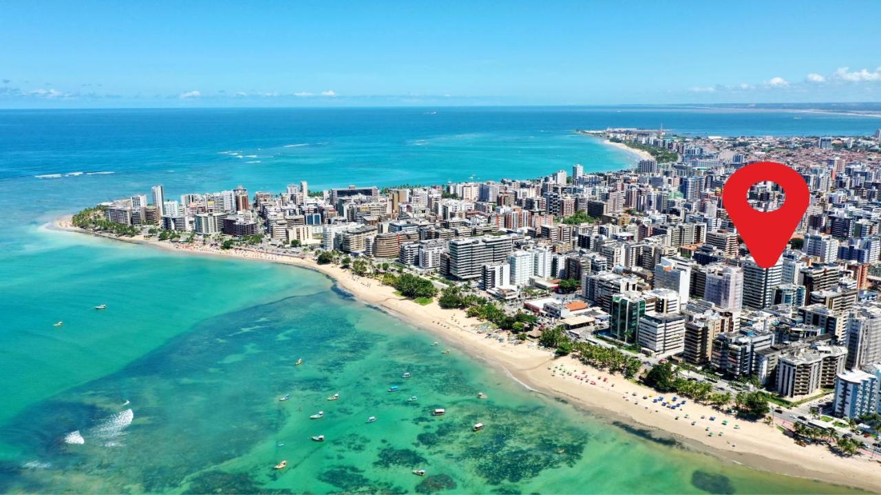 Edf Promenade - Apartamento Com 2 Quartos Climatizados A 150M Da Beira-Mar De Ponta Verde - Piscina, Academia, Sauna, Lavanderia, Home Cine, Churrasqueira, Salao De Jogos, Area Kids Maceio Dış mekan fotoğraf