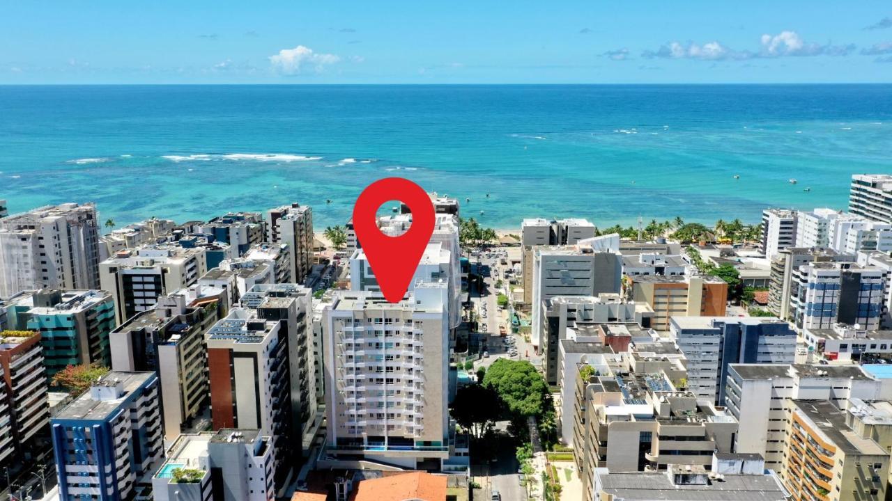 Edf Promenade - Apartamento Com 2 Quartos Climatizados A 150M Da Beira-Mar De Ponta Verde - Piscina, Academia, Sauna, Lavanderia, Home Cine, Churrasqueira, Salao De Jogos, Area Kids Maceio Dış mekan fotoğraf