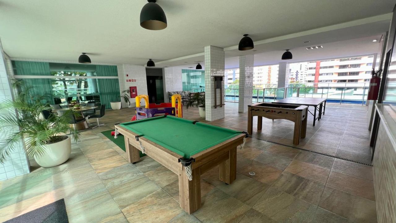 Edf Promenade - Apartamento Com 2 Quartos Climatizados A 150M Da Beira-Mar De Ponta Verde - Piscina, Academia, Sauna, Lavanderia, Home Cine, Churrasqueira, Salao De Jogos, Area Kids Maceio Dış mekan fotoğraf