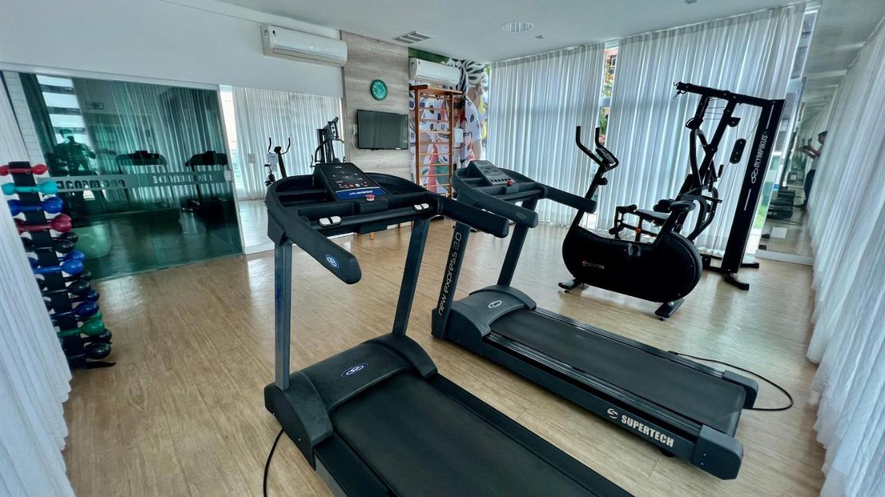 Edf Promenade - Apartamento Com 2 Quartos Climatizados A 150M Da Beira-Mar De Ponta Verde - Piscina, Academia, Sauna, Lavanderia, Home Cine, Churrasqueira, Salao De Jogos, Area Kids Maceio Dış mekan fotoğraf